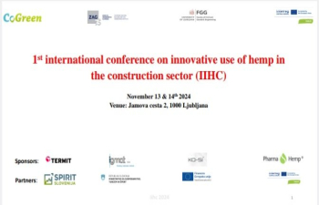 Inauguration of the 1st International Conference on Innovative use of Hemp, November 2024