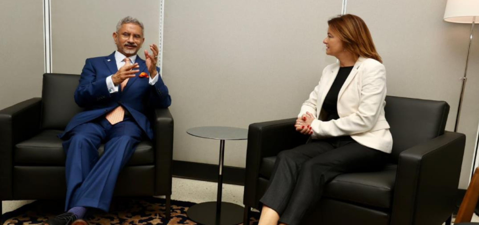 External Affairs Minister of India Dr. S. Jaishankar and Foreign and European Affairs Minister of Slovenia Tanja Fajon met at the September’s 79th General Assembly of the UN