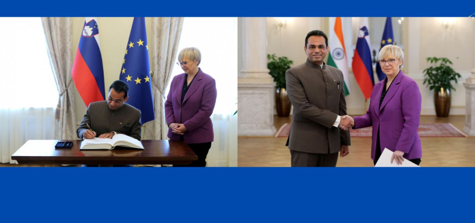 ‘No greater honor than representing Bharat’  A privilege to present credentials as Ambassador of India to the President of Republic of Slovenia H.E. Nataša Pirc Musar.   Committed to strengthening India-Slovenia relations.